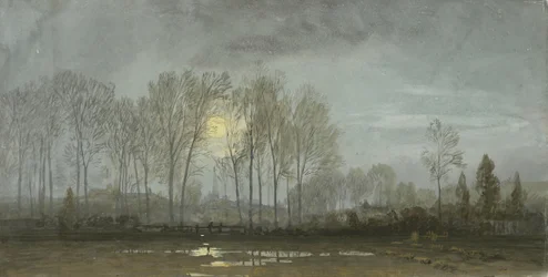 Paysage au clair de lune, 1862